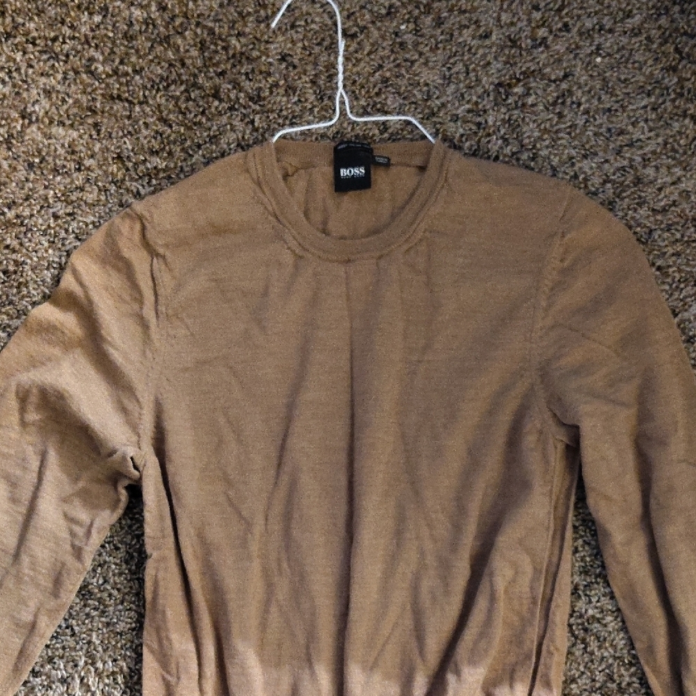 BOSS Men's Brown Sweater